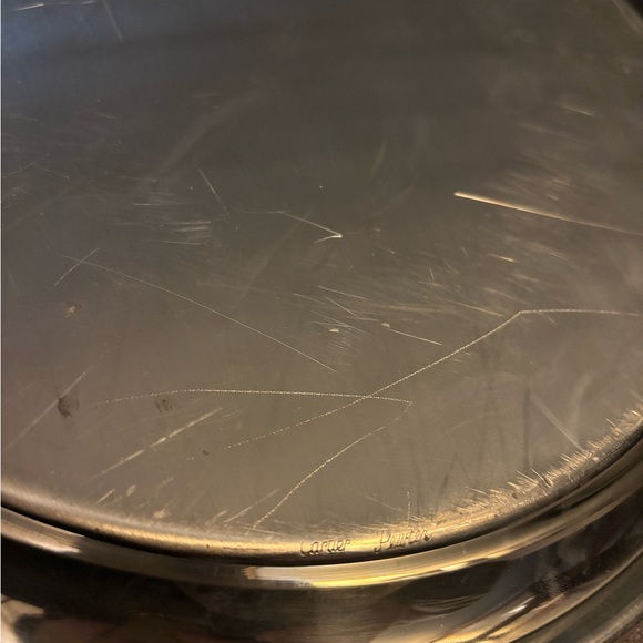 Round Pewter Tray/plate - Picture 2 of 2